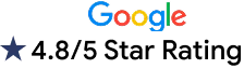 Google 4.8 out of 5 star rating badge
