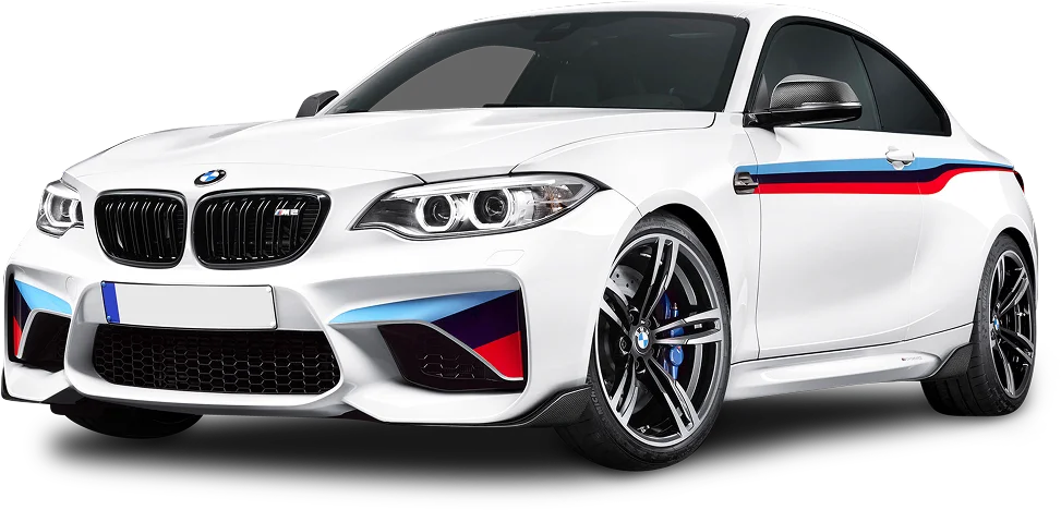 White BMW M2 sports coupe covered by an auto protection plan